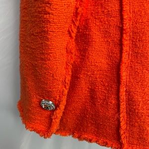 NWT Zara orange blazer size large
